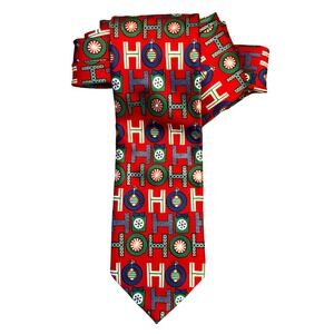 Ho Ho Ho Fun Christmas Party Necktie Hallmark Holiday Traditions‎ Polyester Tie
